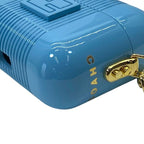 Fendi Airpods Case Earphone Key Holder Charm Light Blue — view 4