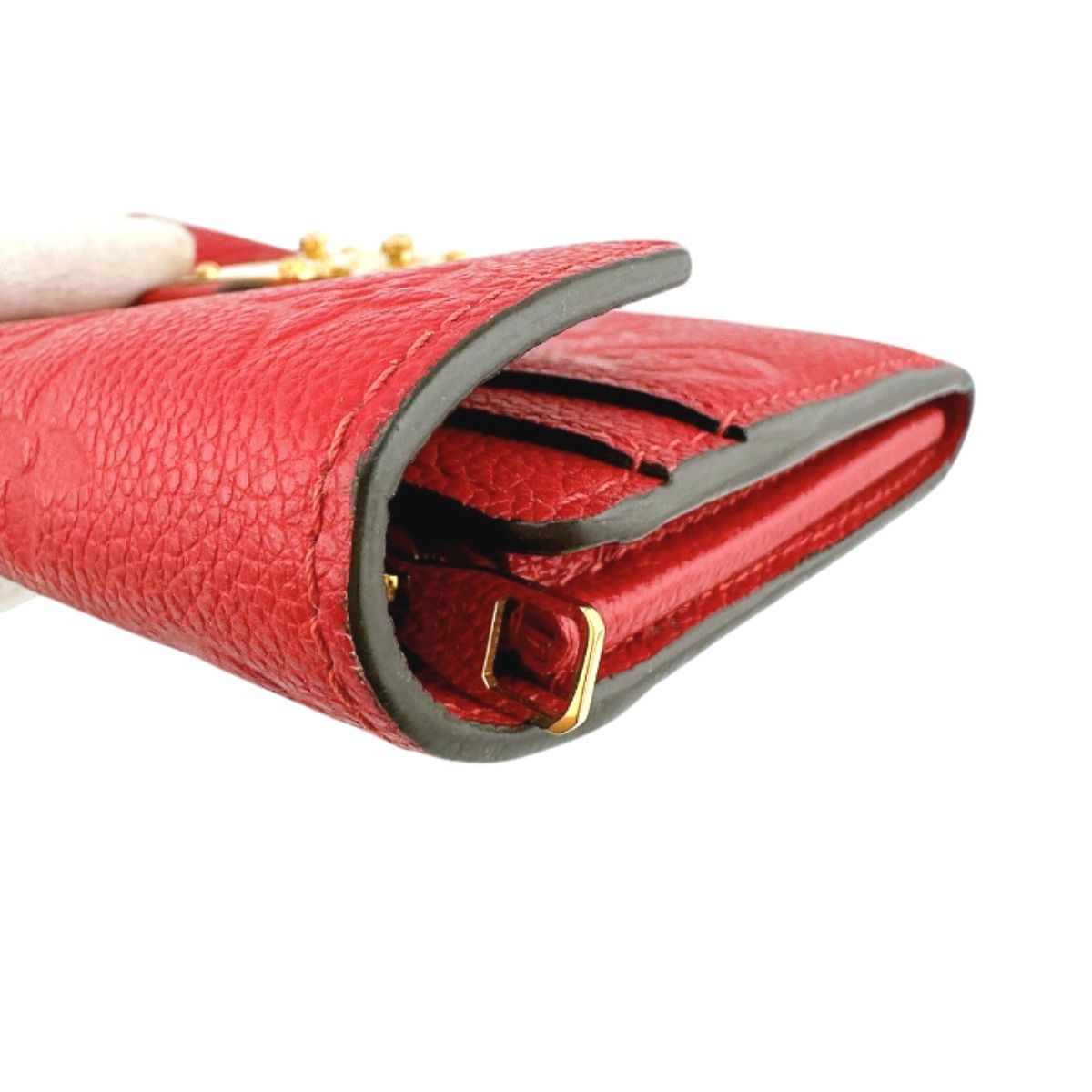 Louis Vuitton Monogram Portefeuille Long Wallet Red — view 4