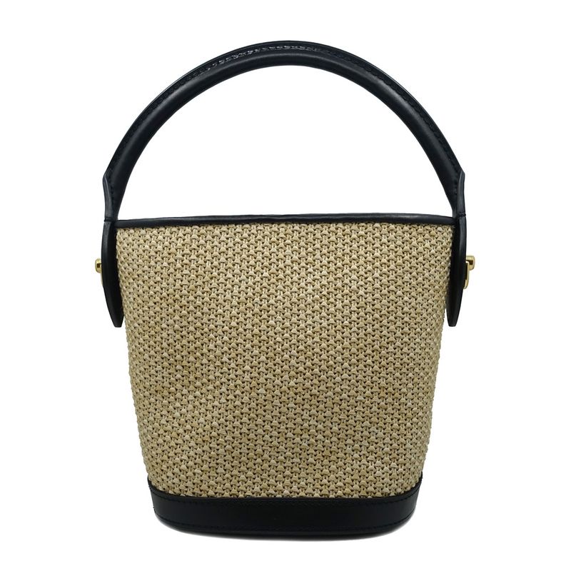 Louis Vuitton Petit Bucket 2-Way Bag Hand Shoulder RFID Raffia — view 3