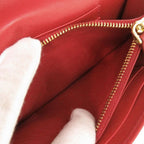 Prada 1 M1437 Nylon Leather Red Shoulder Wallet Long 1800 — view 6