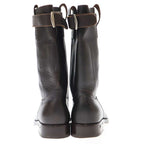 Louis Vuitton Heel Logo Leather Engineer Boots Go0032 Brown 7 — view 3