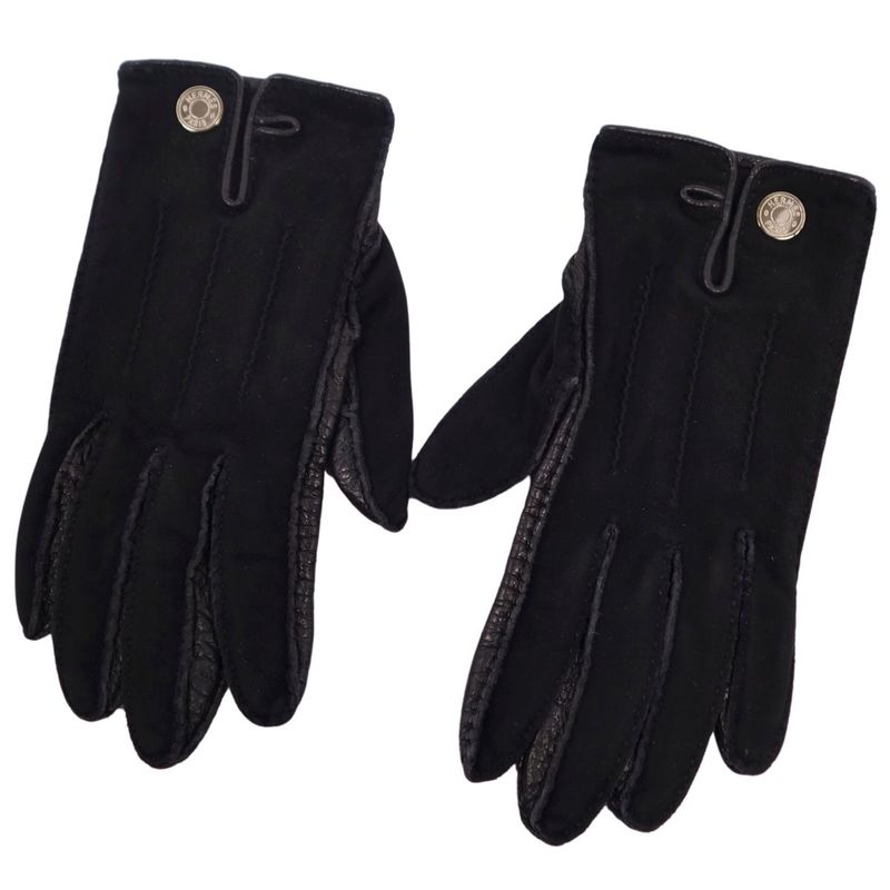 Hermes Gloves Suede Leather Serie Lady — view 3