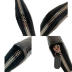 Chanel Quilted Round Zipper Patent Leather Black — view 3