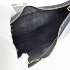 Celine Ava Medium Triomphe Shoulder Bag Black Gold Hardware — view 6