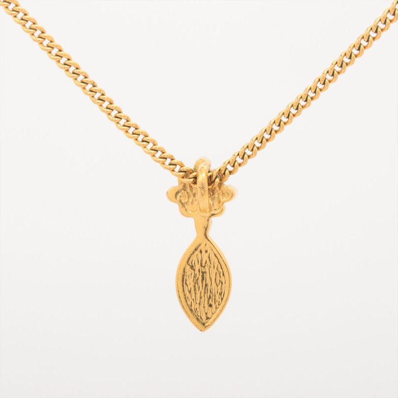 Christian Dior Necklace GP Rhinestone Faux Pearl — view 3