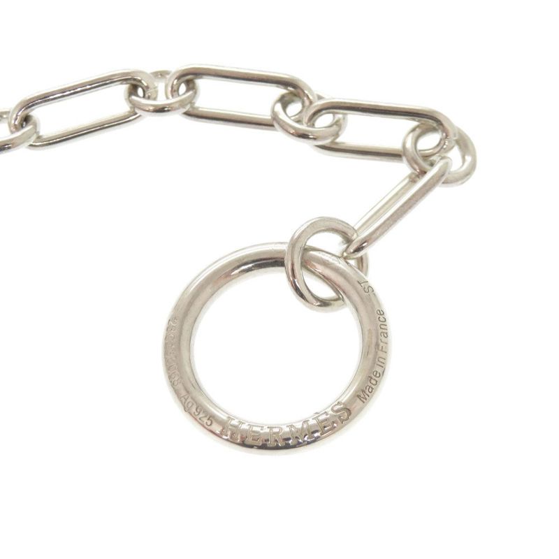 Hermes Chaine D'ancre Punk St Silver 925 Necklace 1529 — view 7