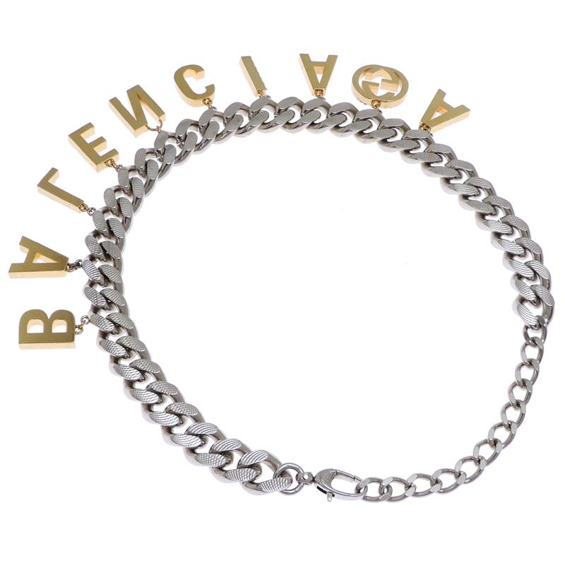 Gucci Pave Charm Silver-Tone Necklace — view 8