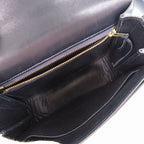 Hermes Vintage Box Calf Black Shoulder Bag 0816 — view 7