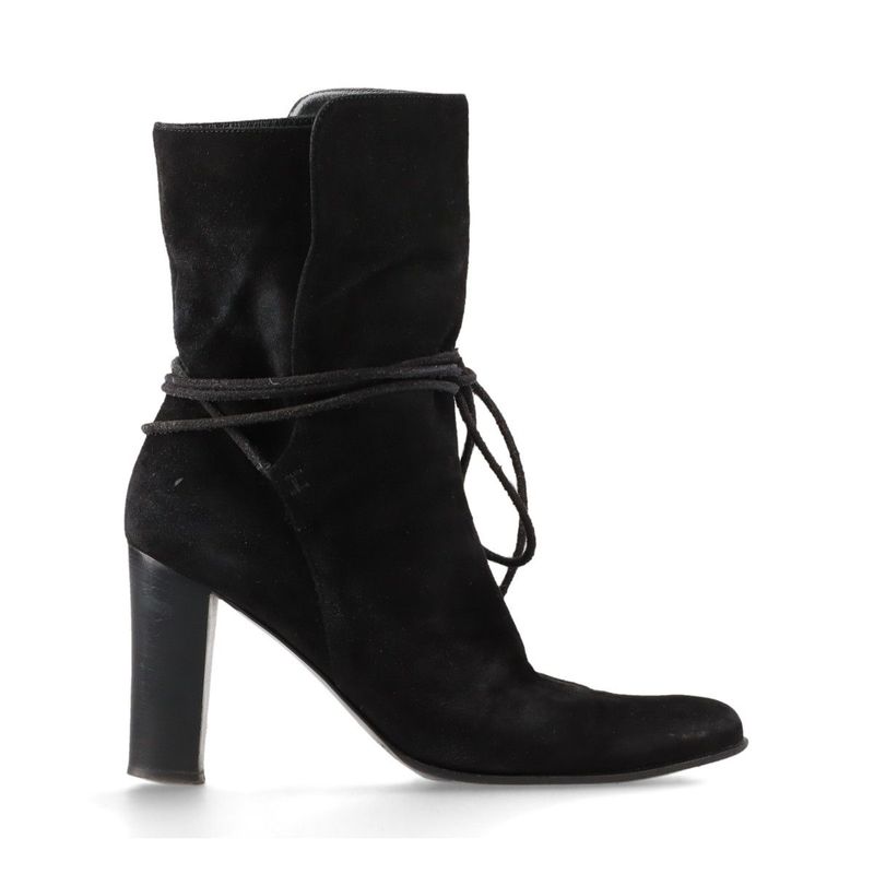 Hermes Suede Boots 36 Semelle Cuir Black — view 4