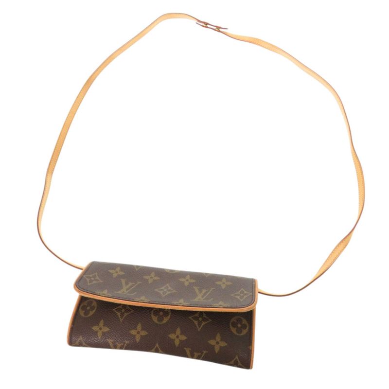 Louis Vuitton Pochette Twin PM Monogram Brown Shoulder Bag 0538 — view 4