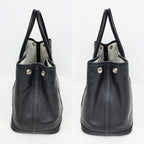 Hermes Garden Party T PM 30 Black Epson Leather Hand Tote Bag — view 7