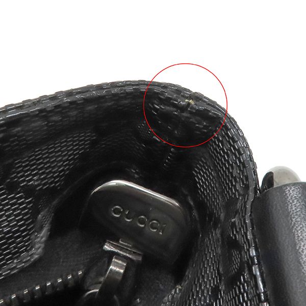 Gucci Shoulder Bag GG Imprime Black Silver Hardware — view 6