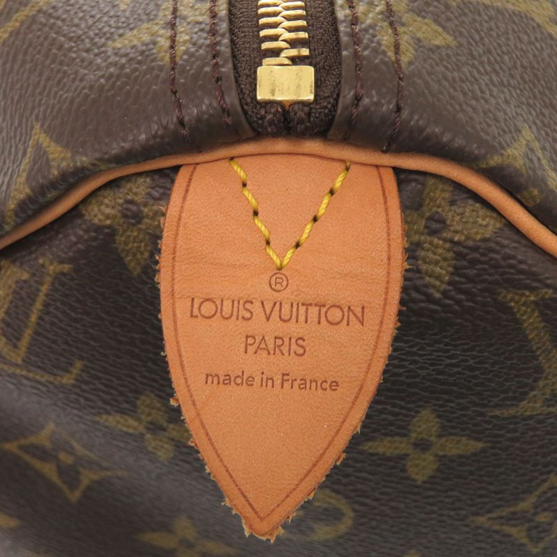 Louis Vuitton Speedy 40 Monogram Brown Handbag 0070 — view 8