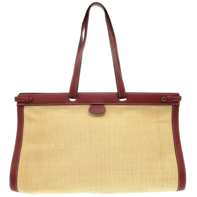 Hermes Museau Clinorin Vaux Chamonix Rouge Ash Tote Bag 1013 — view 2