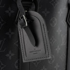 Louis Vuitton Sac Plat Black Gray Tote Bag — view 7