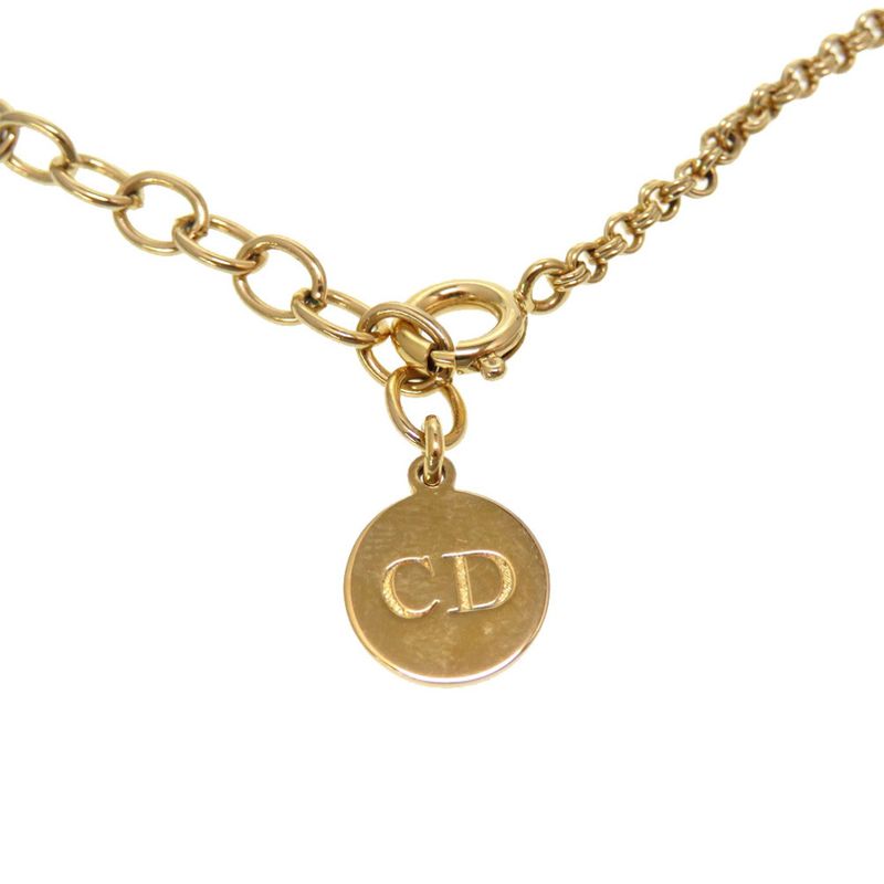 Dior Gold Metal Choker Accessory Necklace 0128 — view 5