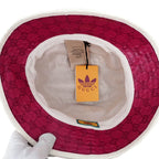 Gucci Adidas Bucket Hat M Size 58 cm Red — view 6