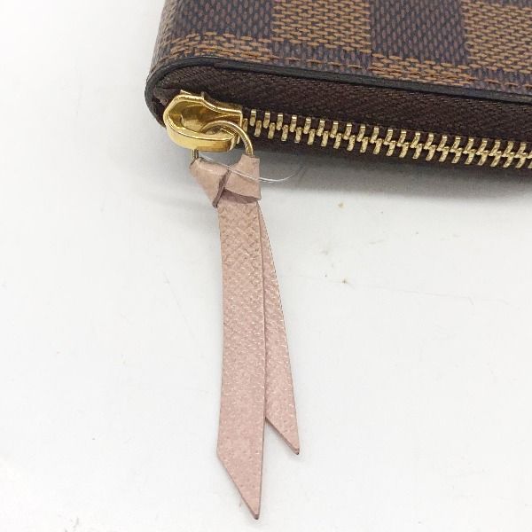 Louis Vuitton Damier Portefeuille Cles Mans Round Zipper Long Wallet — view 6