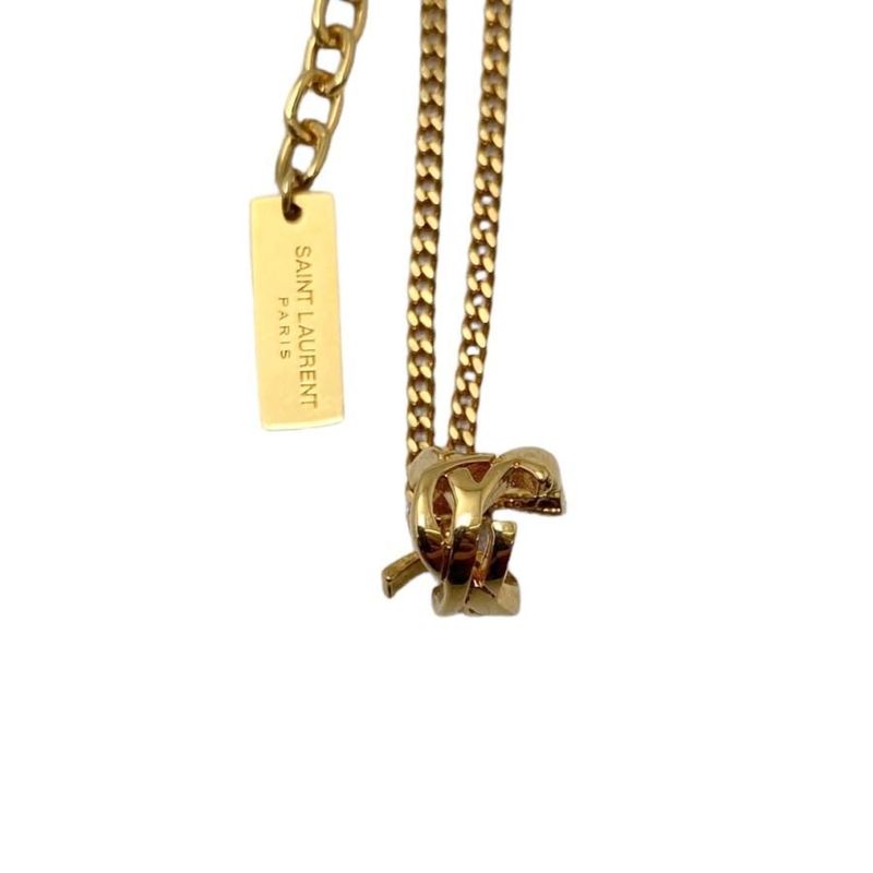 Saint Laurent Chain Bracelet YSL Logo Opium Y1500 — view 5