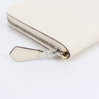 Hermes Azap Long Classic Machete Vaux Epson Off White Wallet Silver — view 4