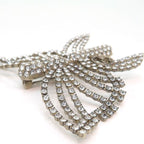 Gucci Brooch Interlocking G Butterfly Rhinestone Metal — view 4