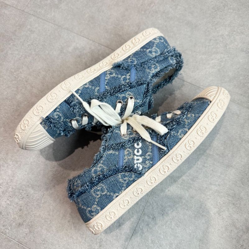 Gucci GG Denim Sneakers Logo 24 SS 35 Low Cut — view 4