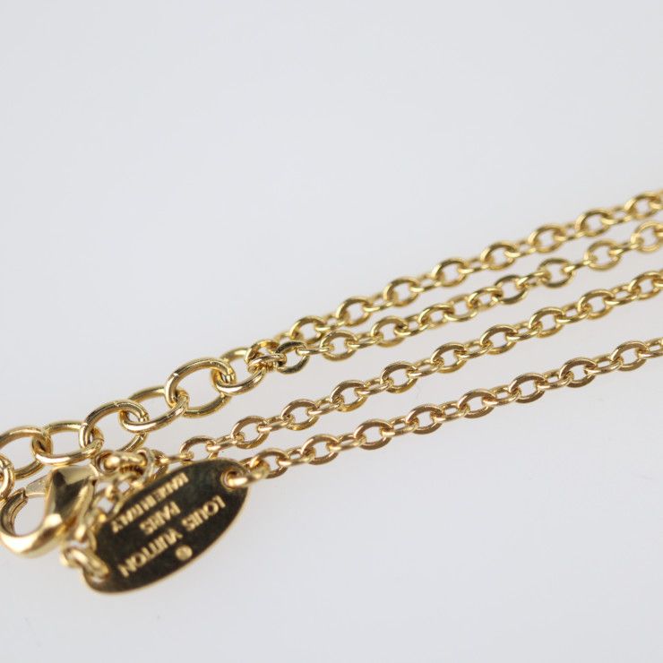 Louis Vuitton Bracelet Serule Metal Gold Silver Viton — view 7