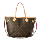 Louis Vuitton Tote Bag Neverfull Inside Out MM Brown Rose Pondicherry — view 6