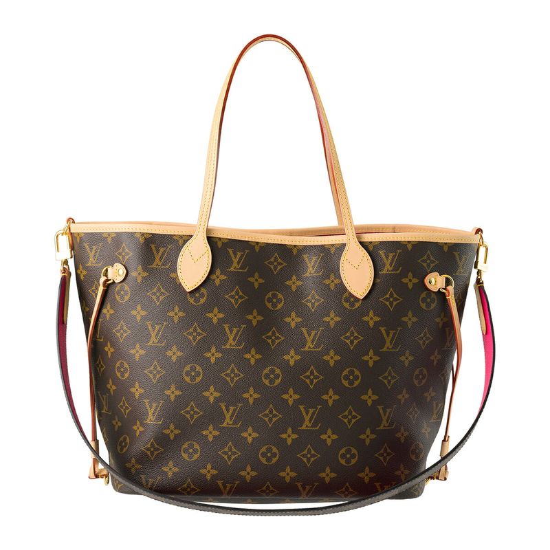 Louis Vuitton Tote Bag Neverfull Inside Out MM Brown Rose Pondicherry — view 6