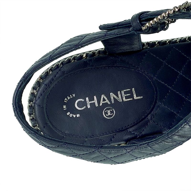Chanel Sandals with Chain — view 8