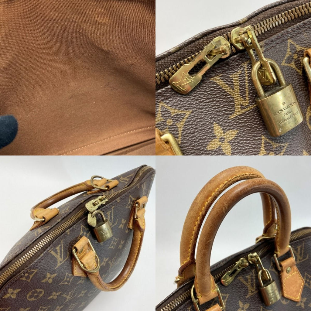 Louis Vuitton Monogram Alma Handbag with Padlock — view 6