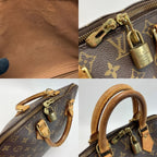 Louis Vuitton Monogram Alma Handbag with Padlock — view 6