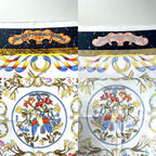 Hermes Scarf Carre 90 Oriental Stone and Western Stonework Silk — view 7