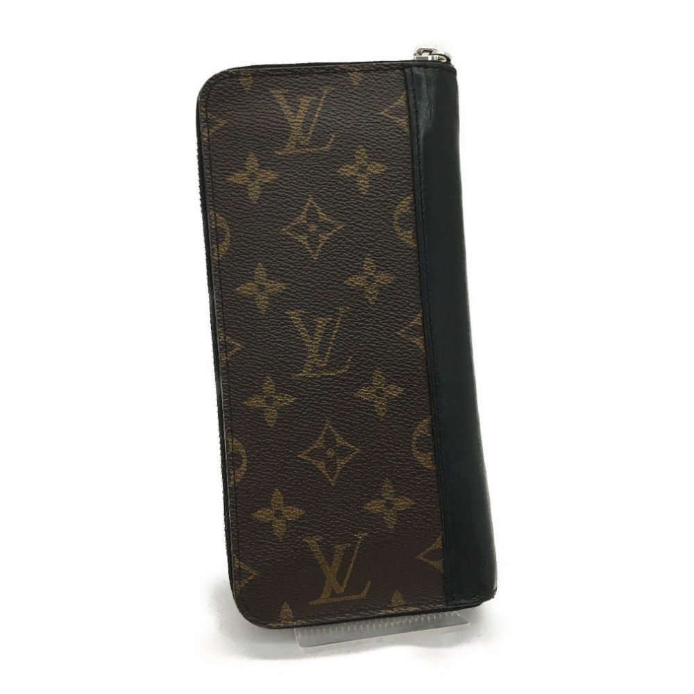 Louis Vuitton Round Zipper Monogram Macassar Vertical — view 2