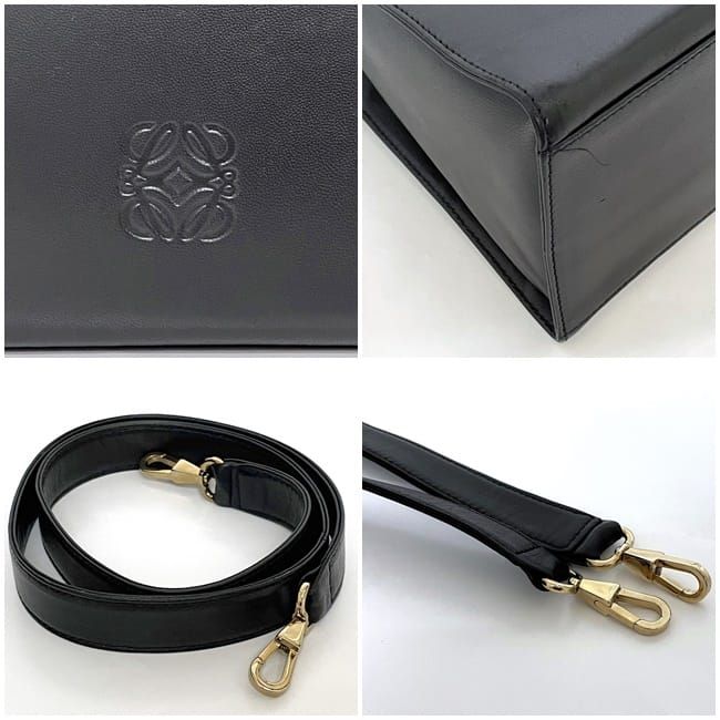 Loewe 2-Way Bag Black Anagram Napa Leather — view 5