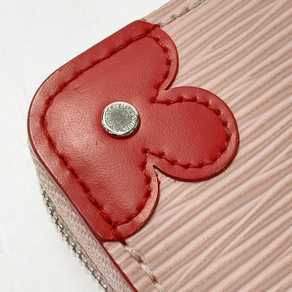 Louis Vuitton Epi Blooming Corner Zippy Coin Purse Rose — view 3