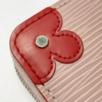 Louis Vuitton Epi Blooming Corner Zippy Coin Purse Rose — view 3