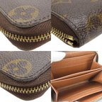 Louis Vuitton Coin Case Zippy Purse Round Zipper Monogram Brown — view 7