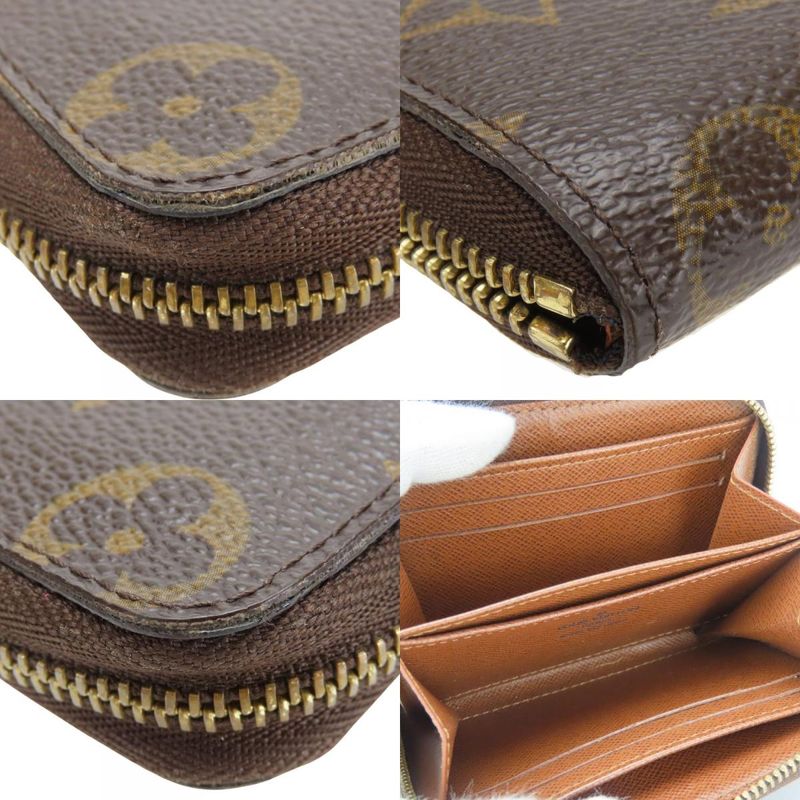 Louis Vuitton Coin Case Zippy Purse Round Zipper Monogram Brown — view 7