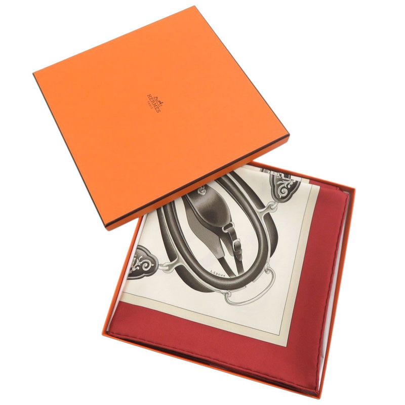 Hermes Carre 90 Attelage en Arbalete Arched Linked Silk Multicolor Scarf 1546 — view 2