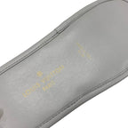 Louis Vuitton Homey Line Monogram Flat Shoes Satin Gray Slippers Room — view 7