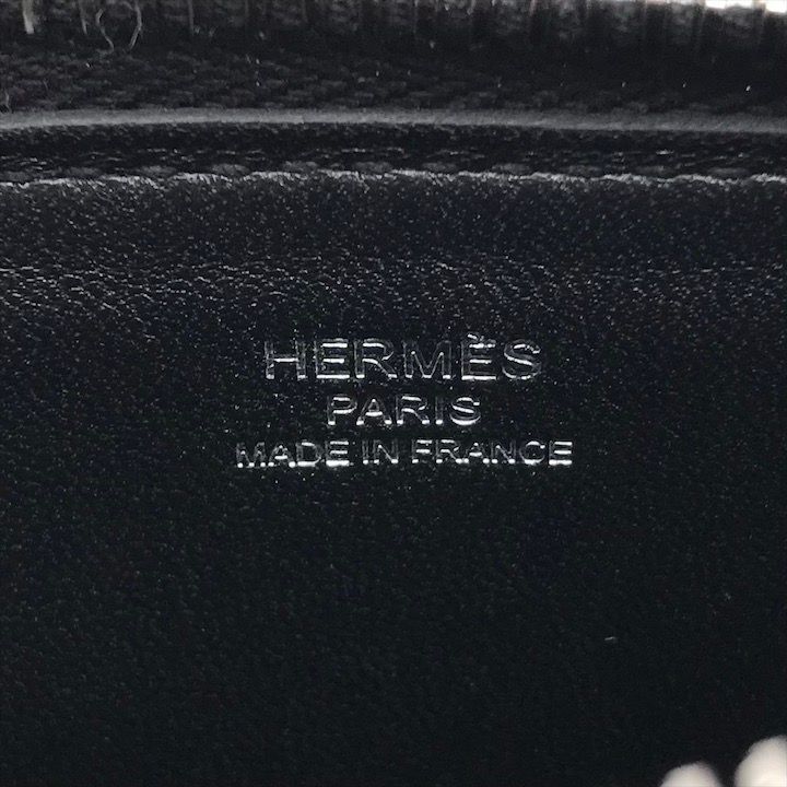 Hermes Cadena Tadelakt Black Hand Bag