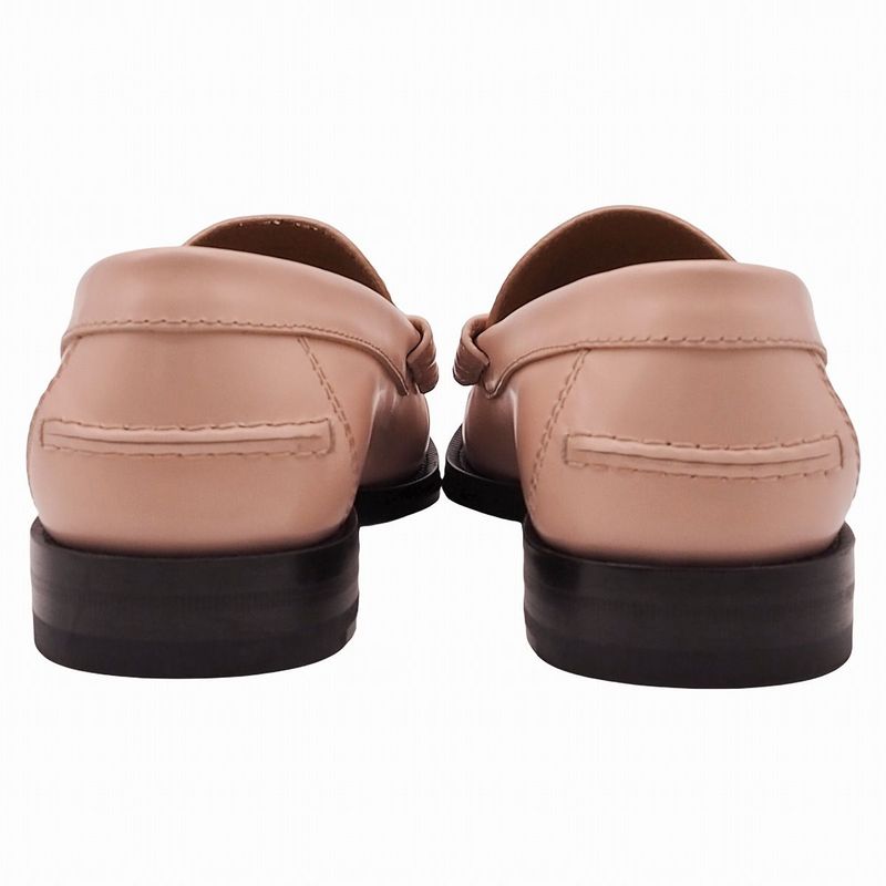 Gucci Interlocking G Loafer Shoes Cutout Pink Black — view 2