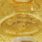 Chanel Coco Mark Rhombus Vintage Gold Plated 30 g Earrings — view 6