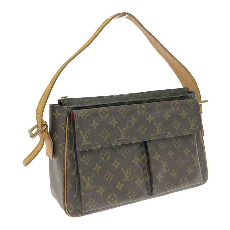 Louis Vuitton Monogram Viva Cite GM Shoulder Bag Brown — view 2