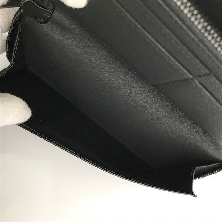 Louis Vuitton Taurillon Leather Zippy Wallet Vertical Black — view 8
