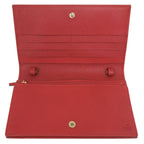Gucci Leather Red Shoulder Wallet Bag Long 0462 — view 6