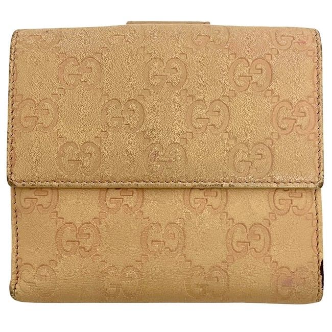 Gucci Fold Wallet with Beige Stripe Line Double Hook — view 9
