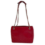 Chanel Quilted Red Lambskin Chain Shoulder — view 2