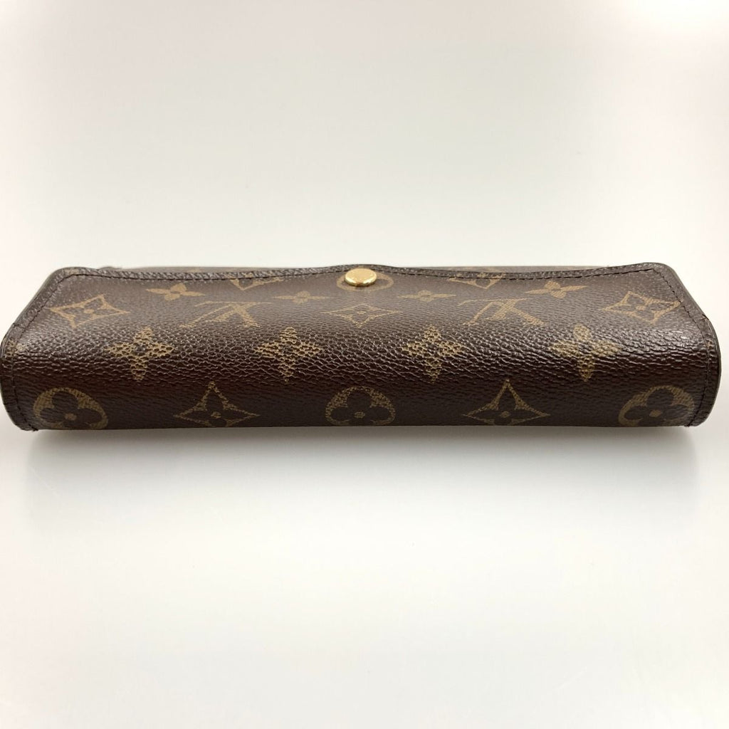 Louis Vuitton Monogram Portefeuille Sara Bifold Long Wallet Brown — view 3